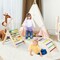 5 in 1 Kids Wooden Climber Toy with Ramp Ladder Arch Slide for Playroom